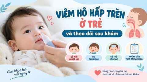 VIÊM HÔ HẤP TRÊN Ở TRẺ: CHĂM SÓC VÀ THEO DÕI SAU KHÁM