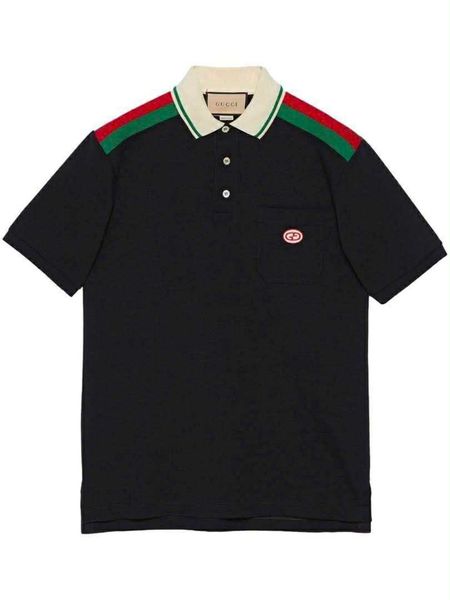 GUCCI WEB STRIPE POLO SHIRT