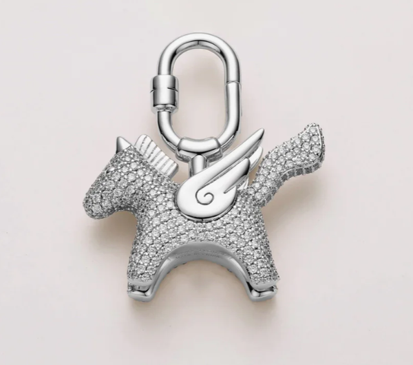 Pavé Pégase Bag Charm
