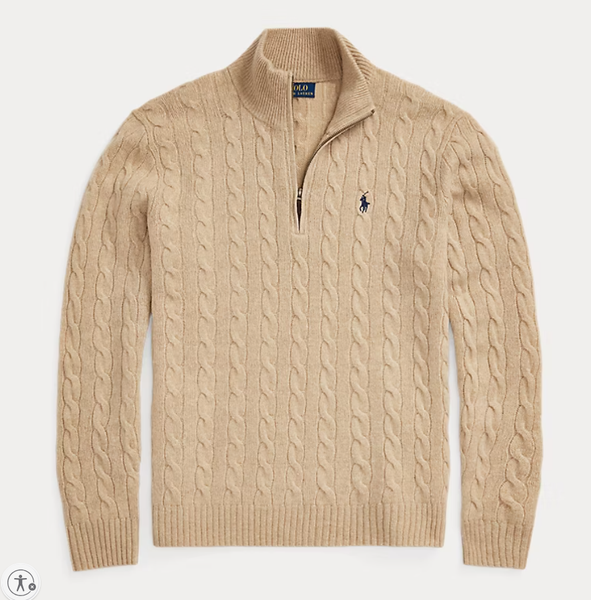 Cable-Knit Wool-Cashmere Jumper