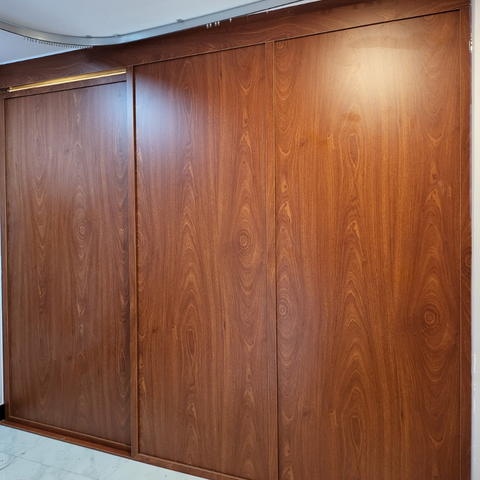  Vách ngăn cửa lùa phòng máy lạnh - Gỗ công nghiệp VN127 