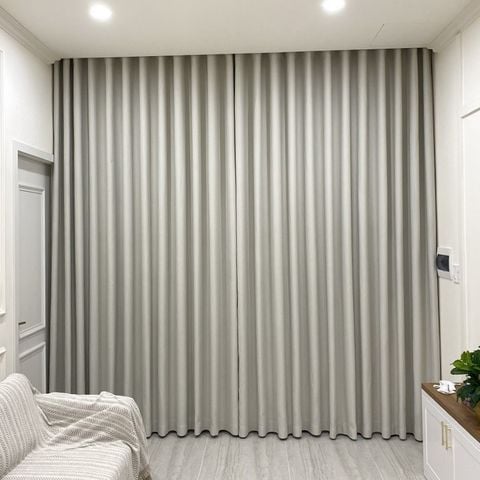  Rèm Vải Màu Kem - Mã 331 