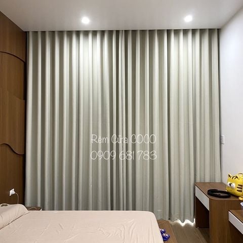  Rèm Vải Màu Kem - Mã 361 
