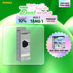 Khẩu trang cao cấp 4D Perfetta KF94 mềm mịn, chống mờ kính, êm tai, thời trang Hàn Quốc (20 Cái/Hộp)