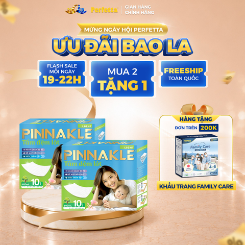 [Mua 2 Tặng 1] Combo 2 Tấm Đệm Lót Undepad Pinnakle Premium Size 60x60 cm (7 miếng/hộp)
