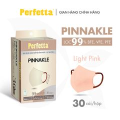 [Mua 2 Tặng 1] - Khẩu Trang Perfetta Pinnakle, 30 cái/hộp