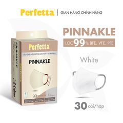 [Mua 2 Tặng 1] - Khẩu Trang Perfetta Pinnakle, 30 cái/hộp
