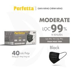 [Mua 2 Tặng 1] - Khẩu Trang Perfetta Moderate (50 cái/hộp)