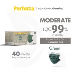 [Mua 2 Tặng 1] - Khẩu Trang Perfetta Moderate (50 cái/hộp)