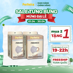 [Mua 2 Tặng 1] - Khẩu Trang Perfetta Pinnakle, 30 cái/hộp