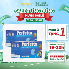 [Mua 2 Tặng 1] - Khẩu Trang Perfetta Trẻ Em, 35 cái/hộp