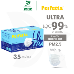 [Mua 2 Tặng 1] - Khẩu Trang Perfetta Ultra, đóng gói riêng từng cái (35 cái/hộp)