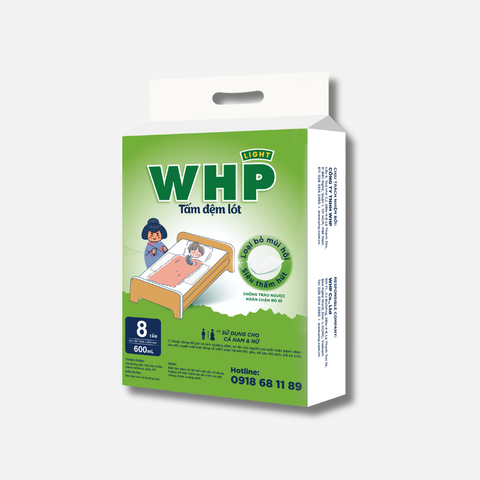 Tấm Đệm Lót WHP Underpad Size 60x90 cm (8 miếng/túi)