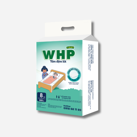 Tấm Đệm Lót WHP Underpad Size 60x45 cm (8 miếng/túi)