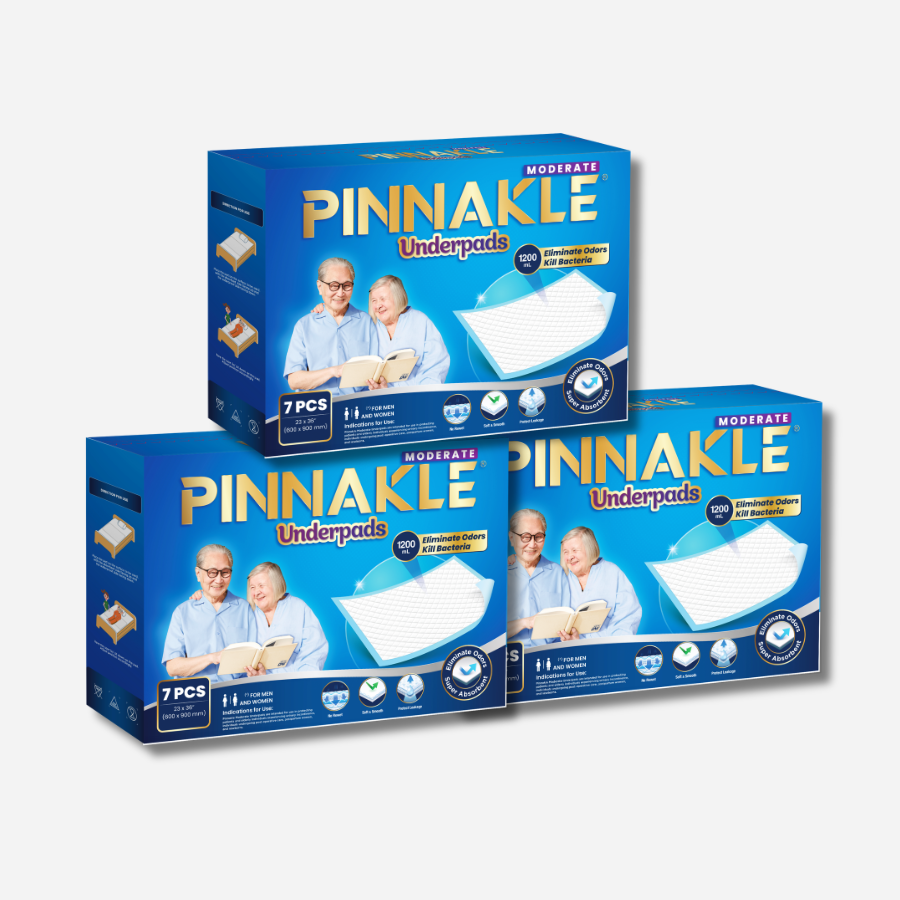 [Mua 3 Tặng 2] Combo 3 Tấm Đệm Lót Pinnakle Moderate 60x90 cm, Siêu Thấm Hút, Chống Trào Ngược (7 miếng/hộp)