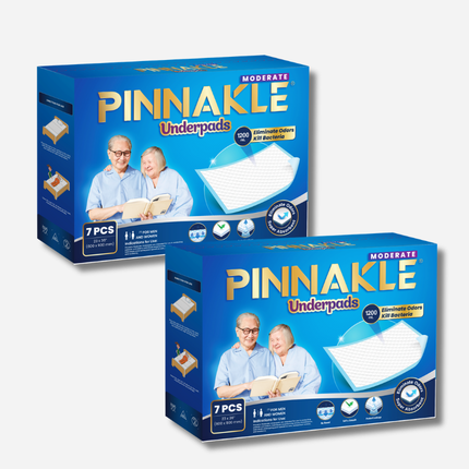 [Mua 2 tặng 1] Combo 2 Tấm Đệm Lót Pinnakle Moderate 90x60 cm, Siêu Thấm Hút, Chống Trào Ngược (7 miếng/hộp)