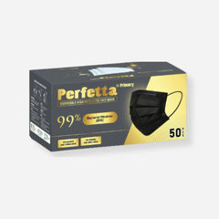 Khẩu Trang Y Tế Perfetta Primary, 3 Lớp Siêu Mềm Mịn, Vừa Sống Mũi (50 Cái/Hộp)