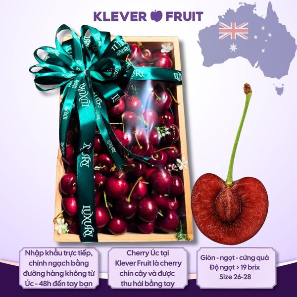 Cherry Đỏ Úc Tươi Ngon Nhập Khẩu – Cherry Australia Tại Klever Fruit