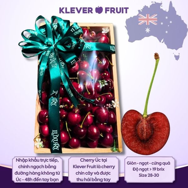  Cherry Jumbo Úc Size 28 - 30mm - Australian Cherries 