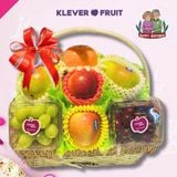  Giỏ Trái Cây Mừng Sinh Nhật Bố Mẹ Tone Xanh Lá Tiêu Chuẩn 