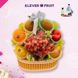  Giỏ Quà Trái Cây Mừng Sinh Nhật Sếp, Đối Tác, Đồng Nghiệp Tone Đỏ 