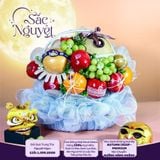  Giỏ Quà Trung Thu Tone Xanh Ngọc Sang Trọng - Nguyệt Ngọc 