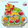 Lẵng Quà Trái Cây Tone Cam Đỏ Cảm Ơn - Klever Fruit