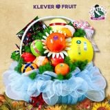  Giỏ Trái Cây Tone Xanh Chúc Sức Khỏe Người Yêu 