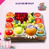  Hộp Trái Cây Mừng Sinh Nhật Bố Mẹ Tone Đỏ Sang Trọng 