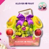  Hộp Trái Cây Mừng Sinh Nhật Ông Bà Tone Hồng Tiêu Chuẩn 
