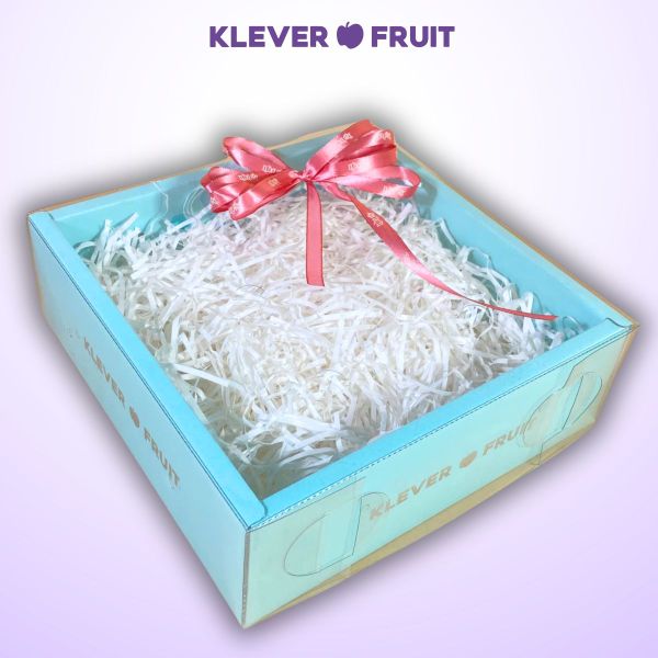 Hộp Quà Mica Đôi Tone Xanh Ngọc | Quà Biếu Trái Cây Cao Cấp – Klever Fruit