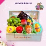  Hộp Quà Trái Cây Mix Nho Sữa Hàn và Cherry Đỏ Mừng Sinh Nhật Bố Mẹ 