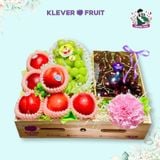  Hộp Quà Trái Cây Nho Hàn Mix Cherry Đỏ Cảm Ơn Người Yêu 