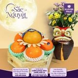  Hộp Quà Trung Thu Cam Vàng Úc Mix Lê Hàn Quốc - Nguyệt Kim 