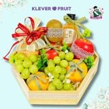  Hộp Quà Trái Cây Mix Nước Ép Quýt Nhật Cảm Ơn Người Yêu Tone Xanh Sang Trọng 