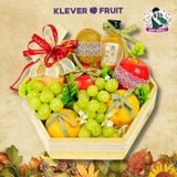  Hộp Quà Trái Cây Chúc Sức Khỏe Người Yêu Tone Xanh Thanh Lịch 