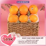  Hộp Quà Cam Vàng Ngọt Lành Rạng Rỡ Tặng 8/3 