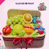  Lẵng Quả Đẹp Mừng Sinh Nhật Bố Mẹ Tone Đỏ Sang Trọng 