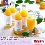  Nước Ép Quýt Madonna Nhật Bản 200ml 