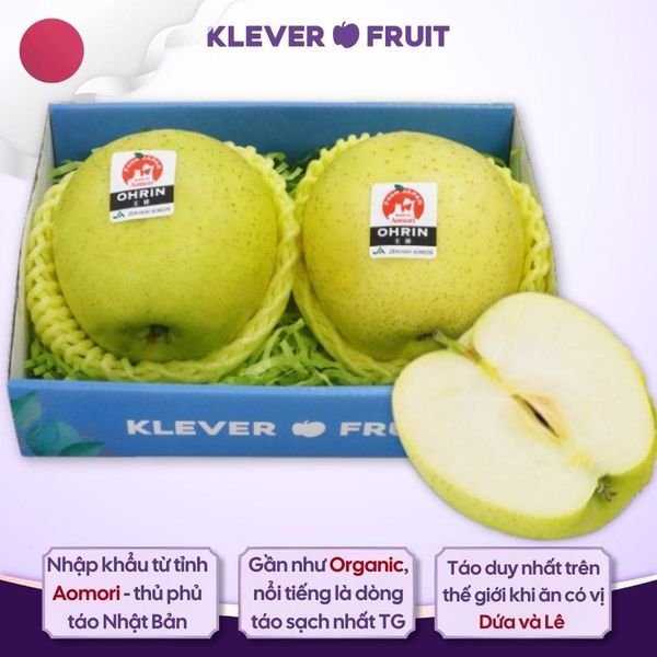 Táo Ohrin Nhật Bản - Dòng táo có hương Vị Dứa và Lê Độc Đáo