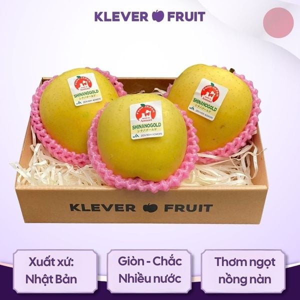 Táo Shinano Gold Nhật Bản tại Klever Fruit