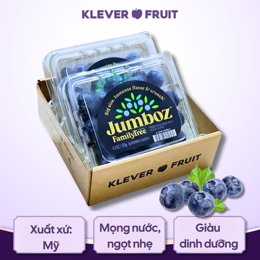 Việt Quất Mỹ Tươi Ngon Tại Klever Fruit – Chất Lượng Nhập Khẩu