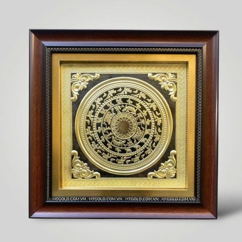 TRANH MẶT TRỐNG ĐỒNG  (Kích thước 40cm * 40cm)