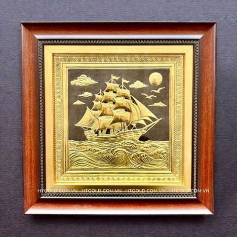 TRANH ĐỒNG THUẬN BUỒM XUÔI GIÓ (40cm*40cm)