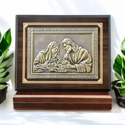 QUÀ TẶNG CÔNG GIÁO - TRANH ĐỒNG THÁNH GIA THẤT (25cm * 20cm)