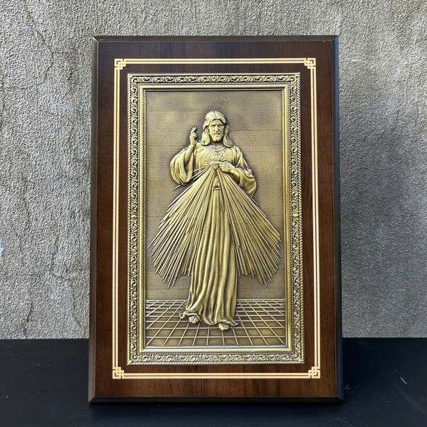 QUÀ TẶNG CÔNG GIÁO - TRANH ĐỒNG LÒNG CHÚA THƯƠNG XÓT (22cm * 32cm)