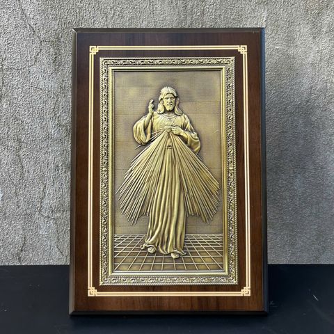 QUÀ TẶNG CÔNG GIÁO - TRANH ĐỒNG LÒNG CHÚA THƯƠNG XÓT (22cm * 32cm)