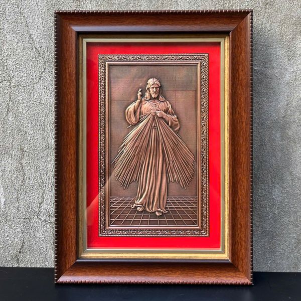 QUÀ TẶNG CÔNG GIÁO - TRANH ĐỒNG LÒNG CHÚA THƯƠNG XÓT (22cm * 32cm)