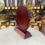 QUÀ TẶNG CHỮ BÌNH AN, DÁT VÀNG (Đk 15cm/ Cao 19cm)