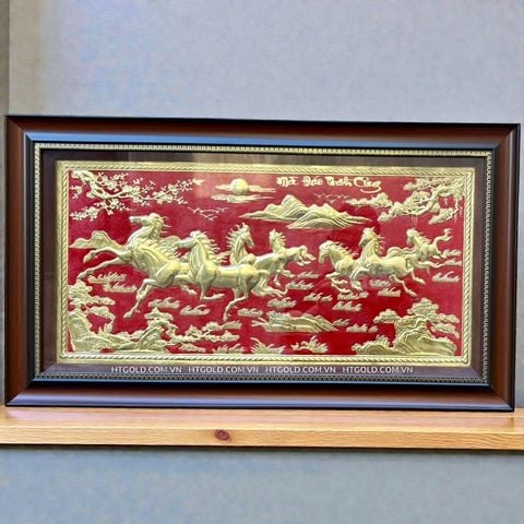 TRANH ĐỒNG MÃ ĐÁO THÀNH CÔNG (40cm*70cm)